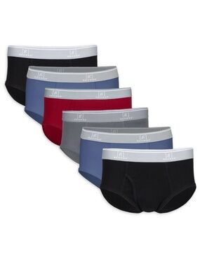 BRAND NEW George Men's Cotton Briefs Underwear 6 Pack Size Small Antimicrobial